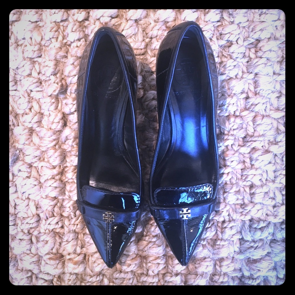 Tory Burch “Eliza” 2 in patent leather heels